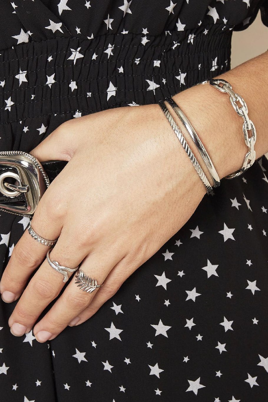Armband Oval Chain Zilver Stainless Steel One size Afbeelding2